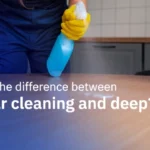 What is the difference between regular cleaning and deep cleaning?